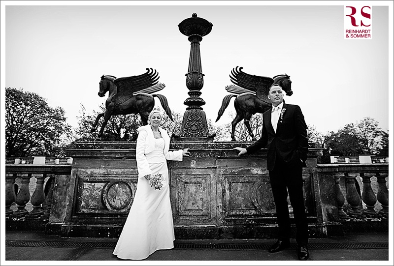 Hochzeitsfotos auf dem Belvedere