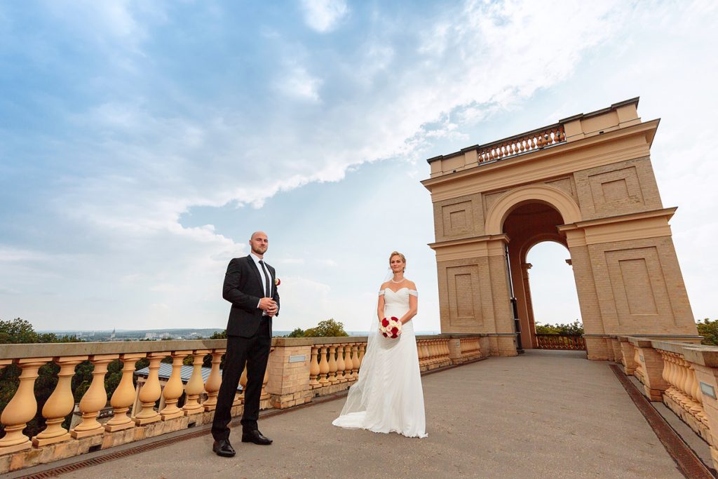 Hochzeitsfotos auf dem Belvedere Potsdam