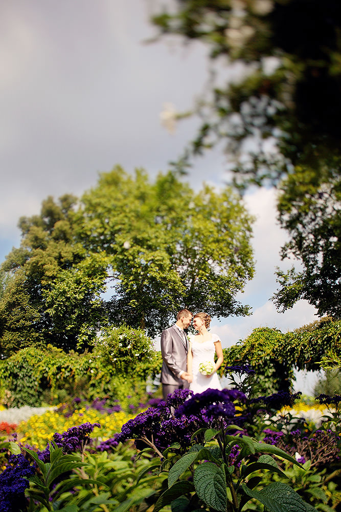 Hochzeitsfotos nach der Trauung im Park Babelsberg