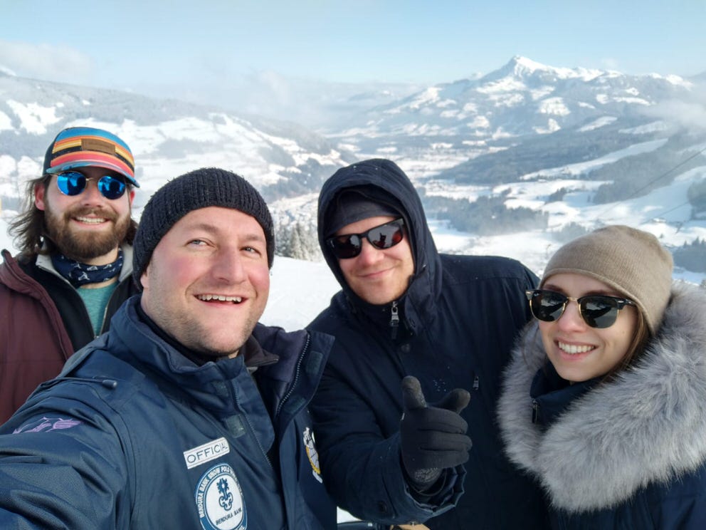 Das Reinhardt & Sommer Team in den Kitzbühler Bergen