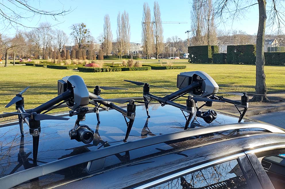 Inspire2 drones for film production in Berlin, Potsdam and Brandenburg