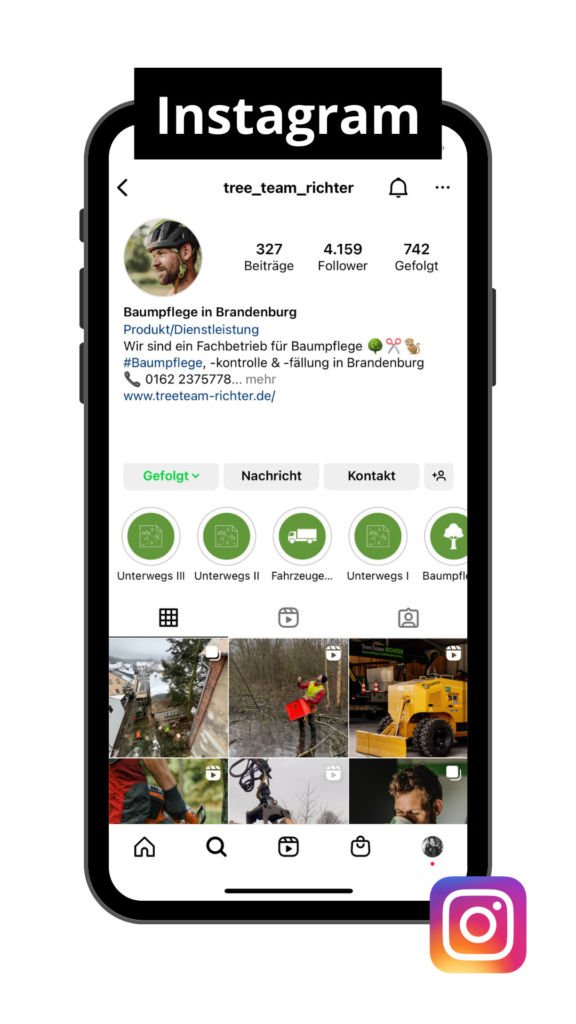 Kundenbeispiel: Social Media Betreuung für Instagram