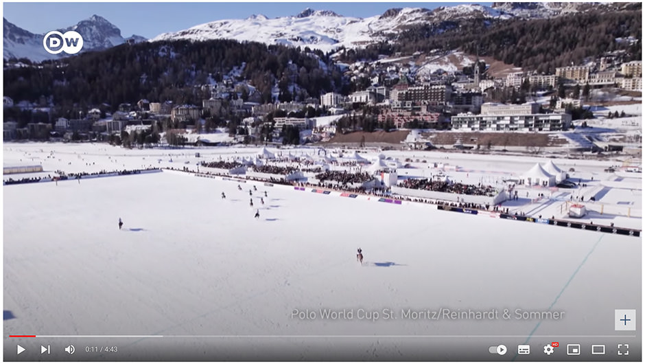 Luftaufnahmen für Fernsehbeitrag mit Drohne von Poloturnier inkl. Livestream in der Schweiz