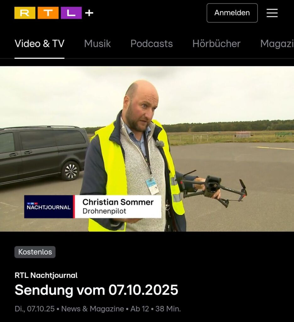 Drohnenpilot Christian Sommer im Interview
